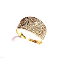 Anello Stocco Gioielli Donna in Oro giallo Zircone ANS 86 - ANS 86